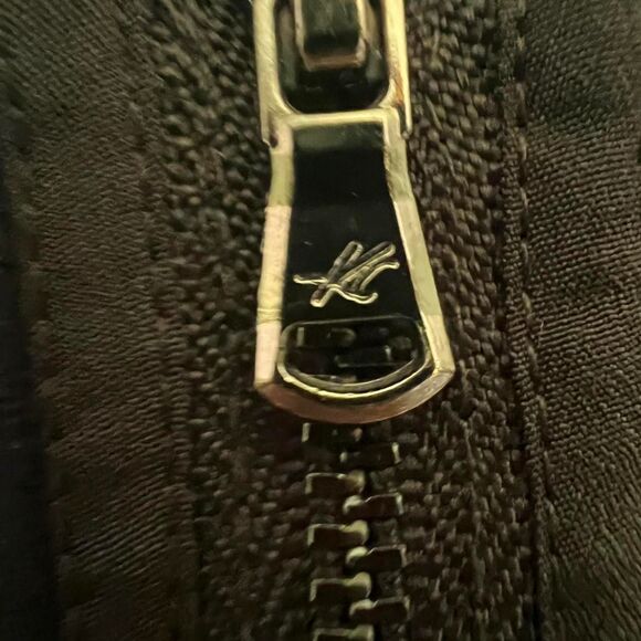 Women's Navy Kenneth Cole New York Zip Up Mock Wrap Dress - Picture 5 of 8